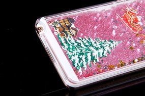Galaxy Note 3 Case,Galaxy Note 3 Liquid Cover,PHEZEN Christmas Tree Santa Claus Design Cool Quicksand Moving Stars... N9