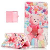 Galaxy J5 Case,ikasus Shiny Glitter Diamond Colorful Painted PU Leather Flip Wallet Pouch Stand Credit Card ID... N2