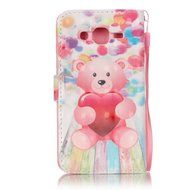Galaxy J5 Case,ikasus Shiny Glitter Diamond Colorful Painted PU Leather Flip Wallet Pouch Stand Credit Card ID... N3
