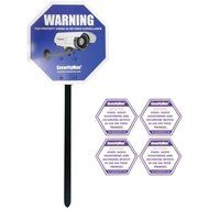 SECURITYMAN SM-SIGN Reflective Security Warning Sign with Yard Stake consumer electronics