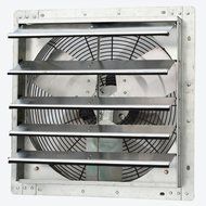 iLIVING ILG8SF12V Wall-Mounted Variable Speed Shutter Exhaust Fan, 12" N4