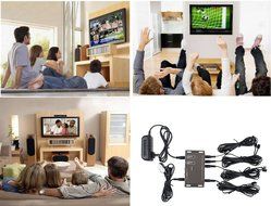 YueYueZou&reg; IR Repeater Remote Control Extender System (12 Emitters 1 Receiver) N4