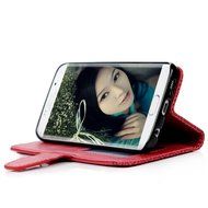 S6 Edge Case,Samsung Galaxy S6 Edge Case - Wallet Embossed Totem Flower Premuim PU Leather Snug Fit Soft TPU Inner... N11