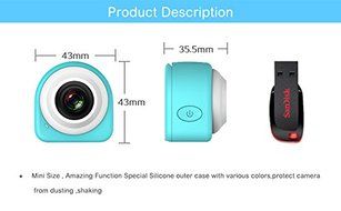 Mini Action Camera WIFI HD 1080P 8MP Sports Camera with 145&deg; Wide Angle Lens + 2.4G Remote Controller + Magnetic... N6