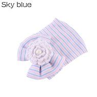 Cute Newborn Baby Infant Girl Bowknot Pearl Hospital Cap Stripe Soft Beanie Hat N2