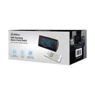 Electrohome Alarm Clock Radio with USB Charging for Smartphones &amp; Tablets includes Dual Alarm, Battery Backup,... N6