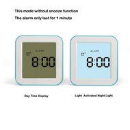 BonyTek Intelligent Digital Clock with Alarm Clock, Calendar, Temperature and Count-down Timer Display in 4 Rotating... N2