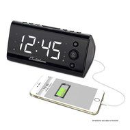 Electrohome Alarm Clock Radio with USB Charging for Smartphones &amp; Tablets includes Dual Alarm, Battery Backup,... N7