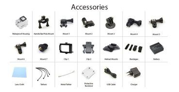 Sport Camera, TONSEE Waterproof H9 Ultra HD 4K WiFi 2.0 Inch Sport Camera Video Camcorder - Gold