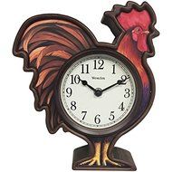 New WESTCLOX 32038R 3D Rooster Wall Clock
