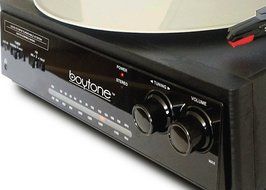 Boytone BT-13B with Bluetooth Connection 3-Speed Stereo Turntable Belt Drive 33/45/78 RPM, 2 built in Speakers...