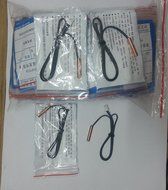 25Pcs 10K Generic Replacement Window Wall Mount Portable Air Conditioner Parts Pipe Temperature Sensor Tube Temperature...