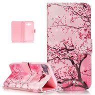 Galaxy J5 Case,ikasus Shiny Glitter Diamond Colorful Painted PU Leather Flip Wallet Pouch Stand Credit Card ID... N6