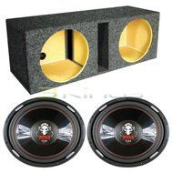 2 BOSS P156DVC 15 Inches 5000W Car Subwoofers Subs, Dual 15 Inches Sub Box Enclosure