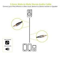 BlueRigger 3.5mm Male to Male Stereo Audio Cable - Supports iPhone, iPod, iPad, Kindle Fire, Android and other... N3