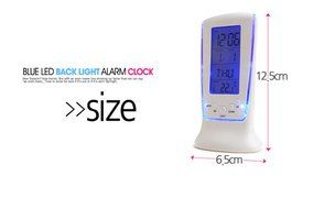 Surborder Shop Digital Alarm Clock Battery Operated with Large Display, Snooze - Travel Alarm Clock and Home Alarm... N3