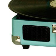 Timestorm XR-636BP Belt-Drive 3-Speed Portable Stereo Bluetooth Turntable(Tupquoise) N2