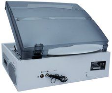 Boytone BT-37WT-C White Color Limited Edition 3-Speed Stereo Turntable, 2 Built-In Speakers, LCD Display, AM/FM... N3