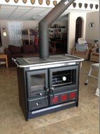 Wood Burning Cook Stove La Nordica "Rosa XXL", with Baking Oven N3