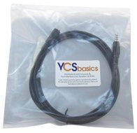 YCS Basics 12 foot 3.5mm male / female 4 conductor (3 ring cable) N10