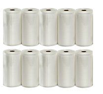 Genuine VacMaster 946104 Full Mesh 8 Inch by 50 Feet Vacuum Packaging Roll- 2 Pack N4