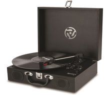 Numark PT01 Touring | Classically-styled Suitcase Turntable with USB Port, and Built-In Speakers &amp; Rechargeable...