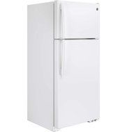 GE GTS16DTHWW 15.5 Cu. Ft. White Top Freezer Refrigerator - Energy Star - Right Hinge N3
