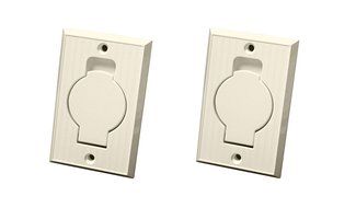 (2) Central Vacuum Wall Hose Inlet Almond Beige for BEAM - NEW