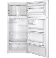 GE GTS16DTHWW 15.5 Cu. Ft. White Top Freezer Refrigerator - Energy Star - Right Hinge N4
