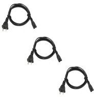 C&amp;E 4 pack, Notebook/Laptop Power Cord, NEMA 1-15P to C7, Non-Polarized, 3 Feet, CNE458569 N10