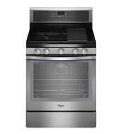 Whirlpool WFG720H0AS 30&quot; Stainless Steel Gas Sealed Burner Range - Convection