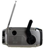 Kaito KA370 Voyager Solar/Crank AM/FM/SW NOAA Weather Radio with 5-LED flashlight, Black N2