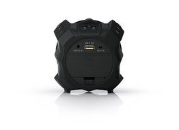 G-Project G-BUZZ Portable Alarm Clock FM Radio Speaker and USB Charging &amp; Aux Line In