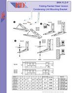 Mounting Bracket for Mini Split Ductless Air Conditioner Condensing Unit 2P (For 9000 and 12000 BTU Condensers)