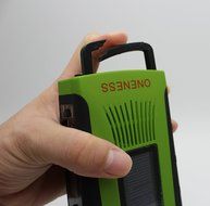 ONENESS Emergency Survival Solar Hand Crank Multi- Purpose Digital Radio AM/FM/ NOAA + Flashlight+Cellphone Charger... N5