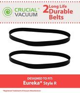 Crucial Vacuum Brand Eureka R Style Belt 2-Pack for 4800 SmartVac Series - Compare to Part #61110, 61110B