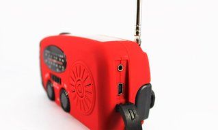 Emergency Solar Hand Crank Radio Self Powered AM/FM - NOAA Weather Radio, Survival LED Flashlight, Smart Phone...