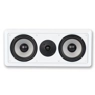 Acoustic Audio CS-IW26CC 250 Watts In-Wall Dual 6.5-Inch Center Channel Speaker, White N4