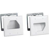 DATACOMM ELECTRONICS 50-3332-WH-KIT Medium Flat Panel TV Cable Organizer Kit consumer electronics