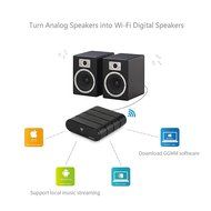 [QUALCOMM CHIP] GGMM M-Freebox Wi-Fi Wireless Hi-Fi Audio Music Receiver/Adapter for Home &amp; Car Speakers. Compatible... N5