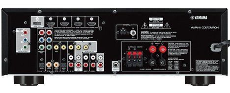 Yamaha 3D-Ready 5.1-Channel 500 Watts Digital Home Theater Audio/Video Receiver with 1080p-compatible HDMI repeater... N6