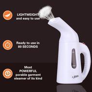 NOSIVA Portable Handheld Fabric Steamer (138 ml), White N2