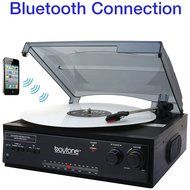 Boytone BT-13B with Bluetooth Connection 3-Speed Stereo Turntable Belt Drive 33/45/78 RPM, 2 built in Speakers... N3