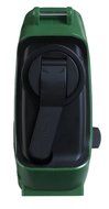 Kaito KA500IP-GRN Voyager Solar/Dynamo AM/FM/SW NOAA Weather Radio with Alert and Cell Phone Charger, Green