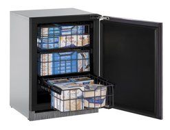 U-Line U3024FZRINT00A Built-in Freezer, 4.5 cu. ft., Stainless Steel N3