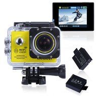 Sport Camera, Canany Wifi Action Camera 1080P HD 12MP 2.0Inch Bundle With 2 Batteries and FREE Accessories Kits... N24