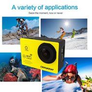 Sport Camera, Canany Wifi Action Camera 1080P HD 12MP 2.0Inch Bundle With 2 Batteries and FREE Accessories Kits... N25