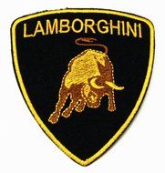 Lamborghini Embroidered Iron on Sew on Patch Iron-on Symbol Badge Emblem Logo Sign Patch