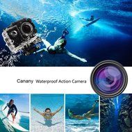 Sport Camera, Canany Wifi Action Camera 1080P HD 12MP 2.0Inch Bundle With 2 Batteries and FREE Accessories Kits... N30