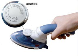 VANRA Mini Travel Iron Ultra-Portable Travel Steamer Iron Dry Iron 800w with Rotatable Handle, Built-in Fuse and...